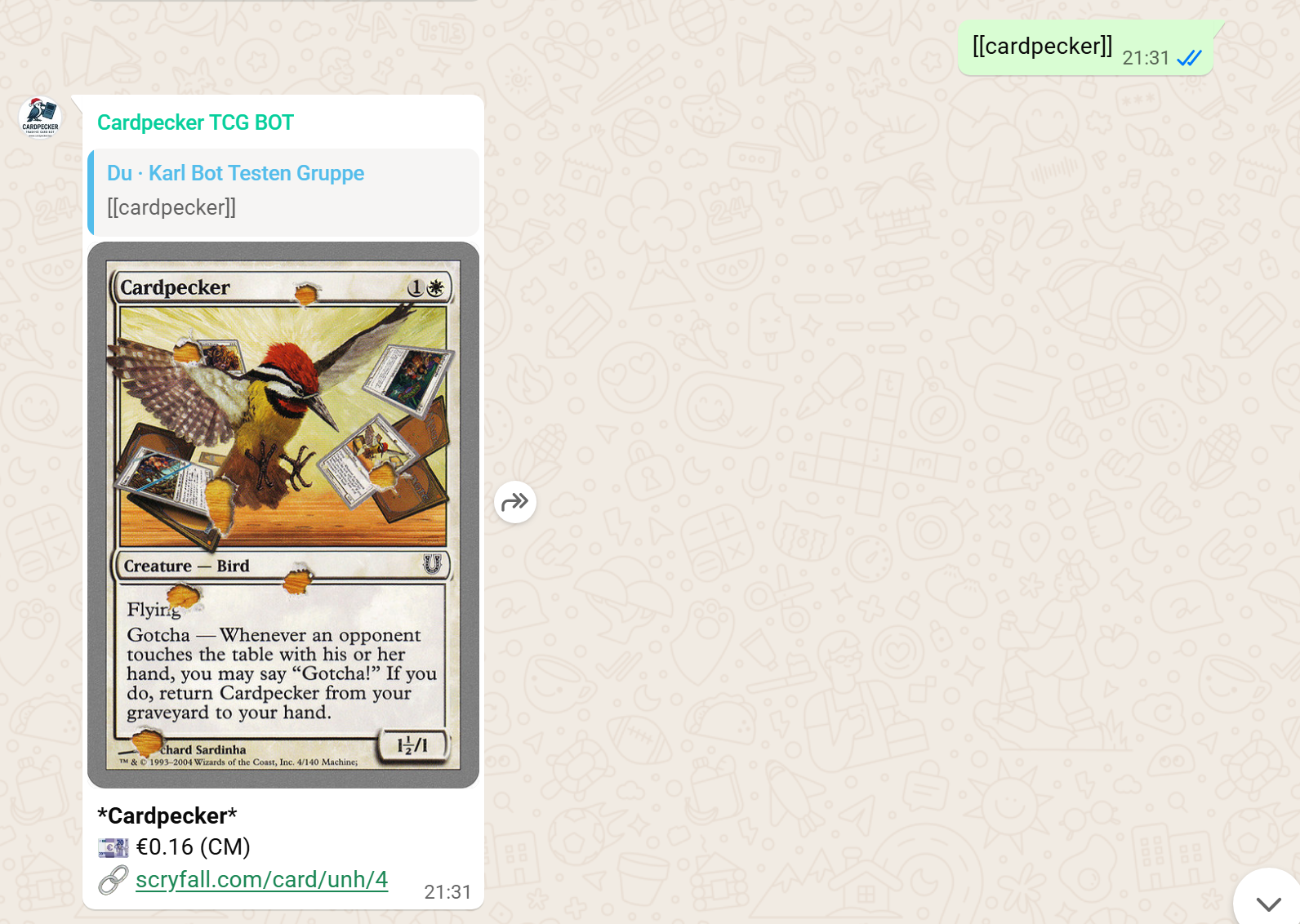 Cardpecker Bot - Free TCG WhatsApp Bot for Card Lookups & Prices